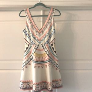 Flying Tomato scuba fit and flare dress